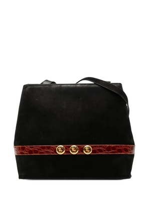 Ferragamo Pre-Owned 2000-2010 Suede crossbody bag - Black