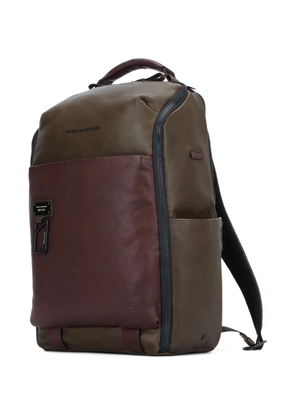 PIQUADRO travel laptop 15.6' backpack - Brown
