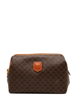 Celine Pre-Owned 1998 Macadam Coated Canvas pouch - Brown