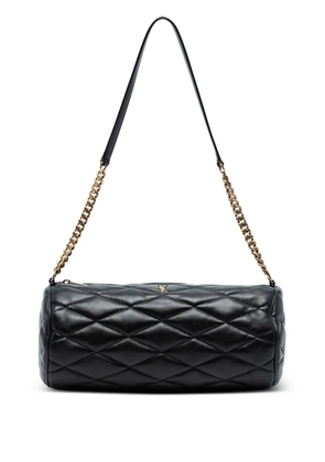 Saint Laurent Pre-Owned 2022 Small Quilted Lambskin Sade Tube Bag shoulder bag - Black