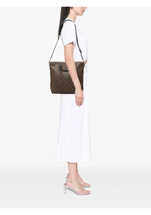 Louis Vuitton Pre-Owned 2011 Monogram Macassar Kitan satchel - Black