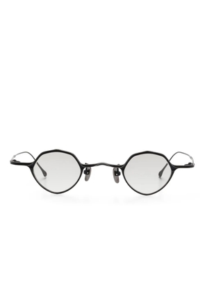 Rigards x Kamonuj round-frame glasses - Black
