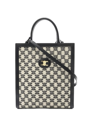 Celine Pre-Owned 2010 Triomphe pattern handbag - Neutrals