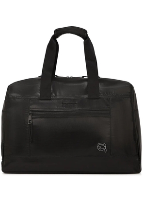 Karl Lagerfeld Ikonik Karl zipped holdall - Black