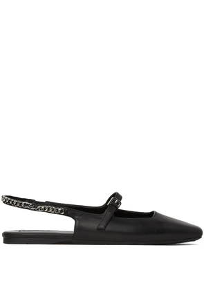 Karl Lagerfeld Konnie sling flats - Black