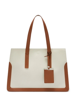 Furla leather tote bag - Neutrals