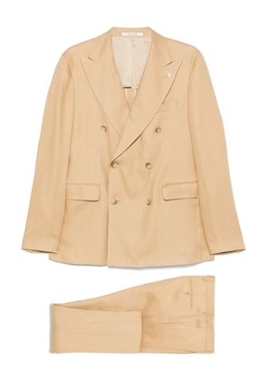 Tagliatore linen suit - Neutrals