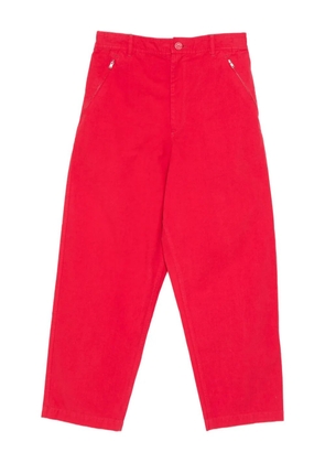 Comme Des Garçons Shirt zip-pockets trousers - Red