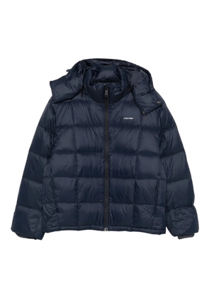 Calvin Klein quilted hooded jacket - Blue
