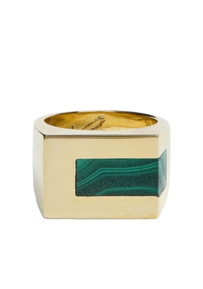 Legier Malachite ring - Gold
