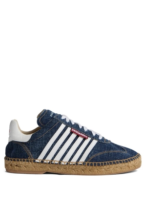 DSQUARED2 denim espadrille sneakers - Blue
