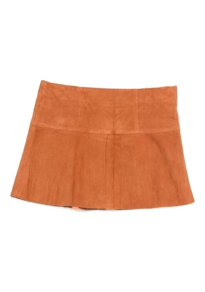 ISABEL MARANT Dilara panelled skirt - Brown
