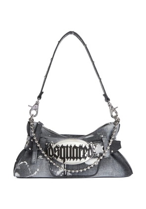 DSQUARED2 Gothic denim shoulder bag - Black