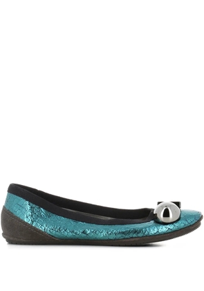 Dove Nuotano Gli Squali Becky embellishment ballet flats - Blue