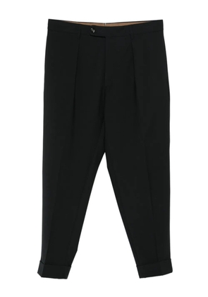 Berwich Chiaia pleated cuffed trousers - Black