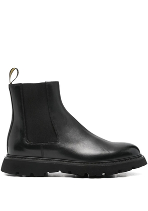Doucal's 30mm elasticated lug-sole chelsea boots - Black