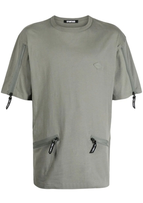 Spoonyard zip-pocketed short-sleeve T-shirt - Green