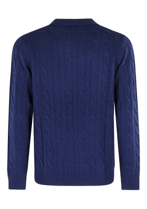 MC2 Saint Barth Downing braided sweater - Blue