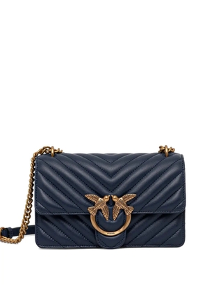 PINKO Love chevron-quilted satchel - Blue