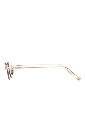 Kuboraum rimless sunglasses - Gold