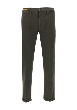 Re-Hash Mucha Old Dye belt-loops turn-up trousers - Green