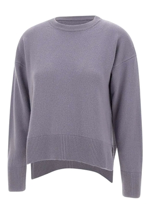 Filippo De Laurentiis ribbed crew-neck sweater - Purple