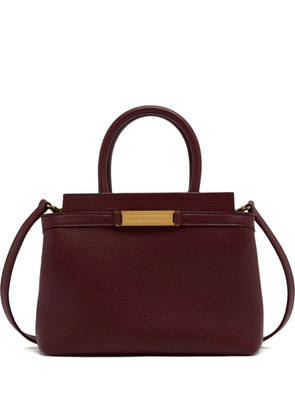 Bally leather small tote bag - Red
