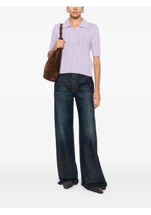 Lisa Yang Masy polo top - Purple