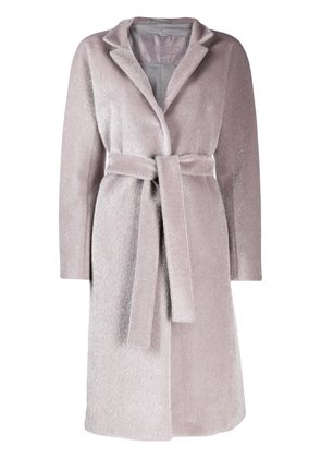 Herno belted wrap overcoat - Grey