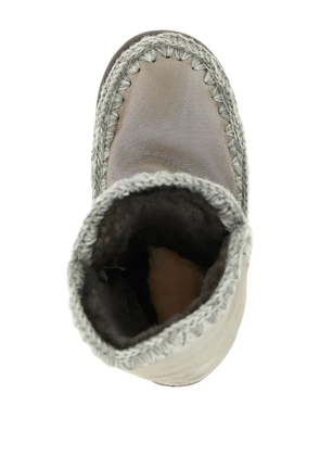 Mou Eskimo 24 logo-patch boots - Grey