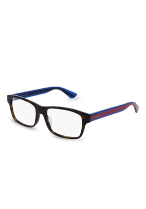 Gucci Eyewear rectangle full-rim eyeglasses - Brown