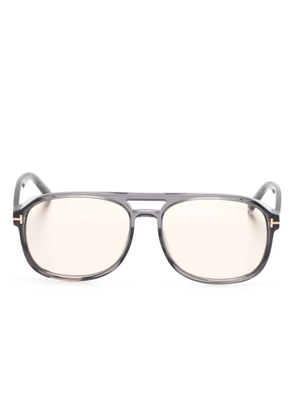 TOM FORD Eyewear pilot-frame tinted-lenses sunglasses - Grey