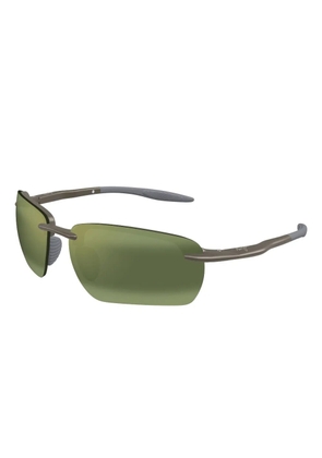 Maui Jim rimless rectangle sunglasses - Green