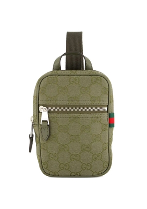 Gucci GG monogram canvas shoulder bag - Green