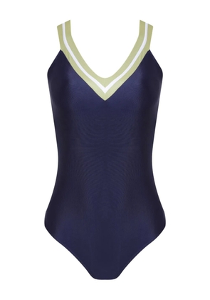 Lygia & Nanny V-neck swimsuit - Blue