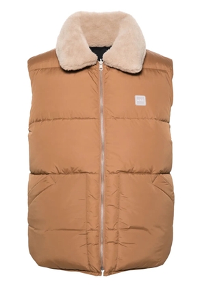A.P.C. Doudoune Teddy gilet - Brown