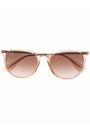 Ray-Ban transparent square-frame sunglasses - Brown