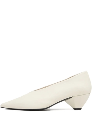 Bimba y Lola pointed-toe cone-heel pumps - Neutrals