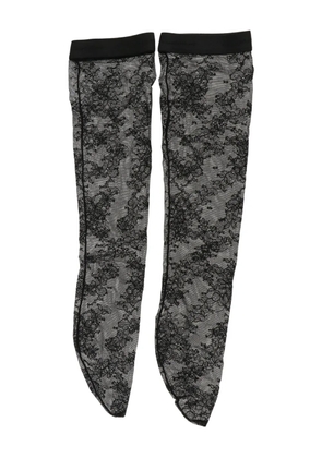 Gianvito Rossi lace-patterned socks - Black
