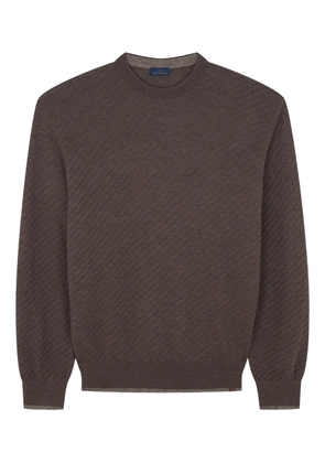 Paul & Shark crew-neck wool sweater - Brown