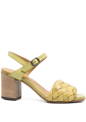 Pantanetti 70mm woven sandals - Green