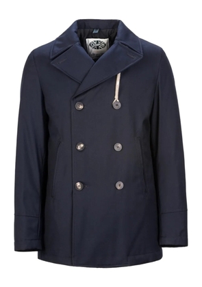 Camplin button-up peacoat - Blue