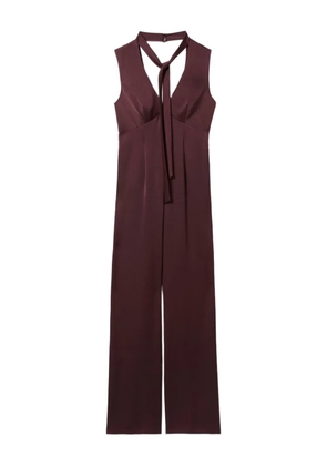Claudie Pierlot tie-neck sleeveless jumpsuit - Red
