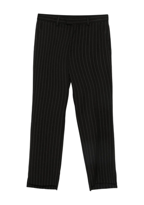NotRainProof pinstriped tailored trousers - Black