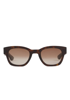 Alexander McQueen square-frame sunglasses - Brown