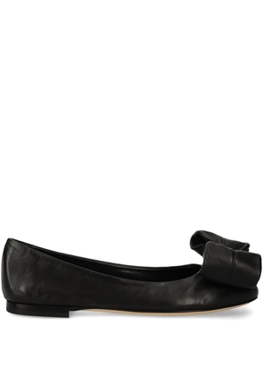 AGL bow-detail ballet flats - Black
