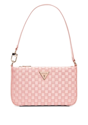 GUESS USA logo-plaque shoulder bag - Pink