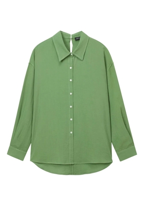 tout a coup collared button-up shirt - Green