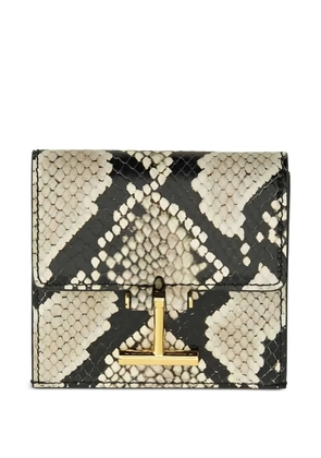 TOM FORD snakeskin-effect leather wallet - ANIMALIER