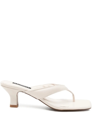 Senso 60mm square sandals - Neutrals